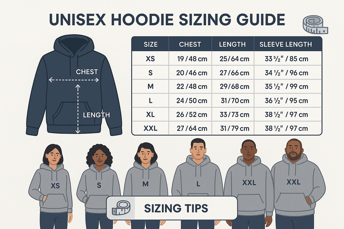 Best Size for Unisex Hoodie: How to Find the Perfect Fit for You