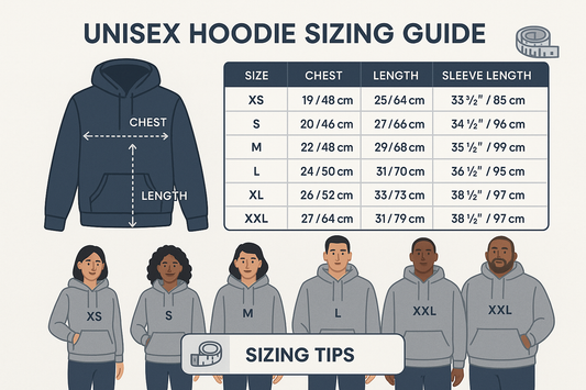 Best Size for Unisex Hoodie: How to Find the Perfect Fit for You