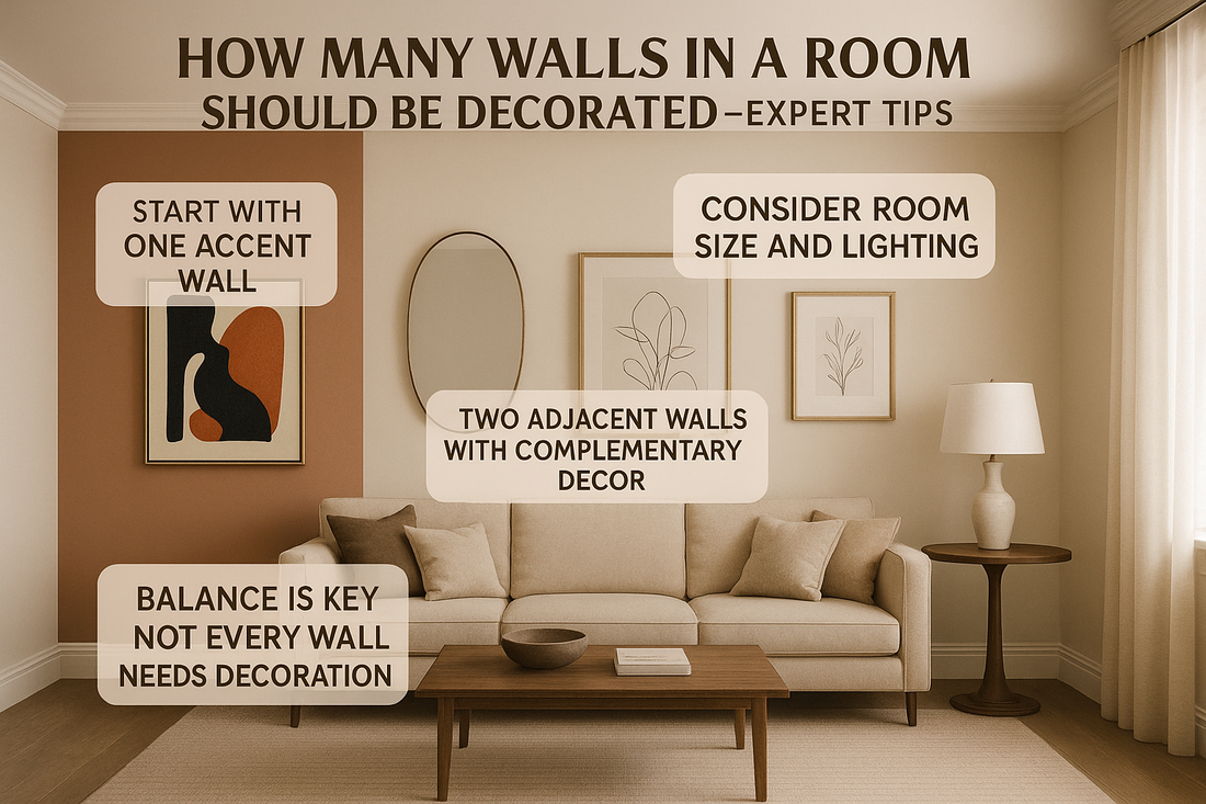 How Many Walls in a Room Should Be Decorated? Expert Decorating Tips