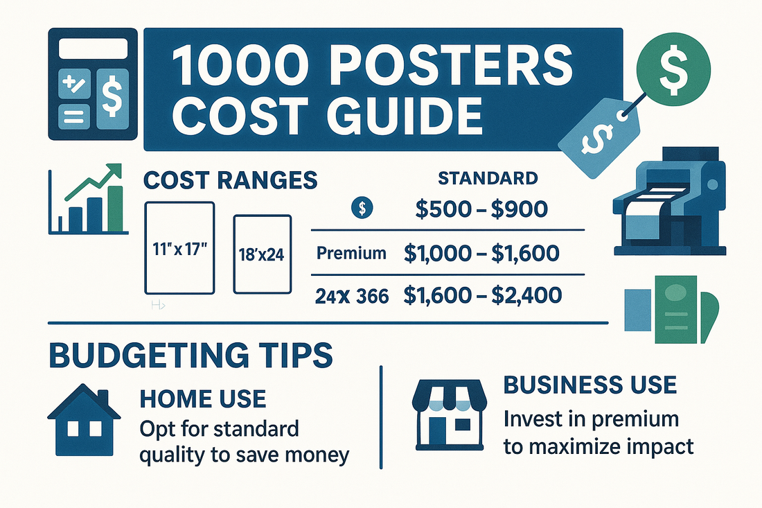 How Much Do 1000 Posters Cost? Budgeting Tips for Home & Business