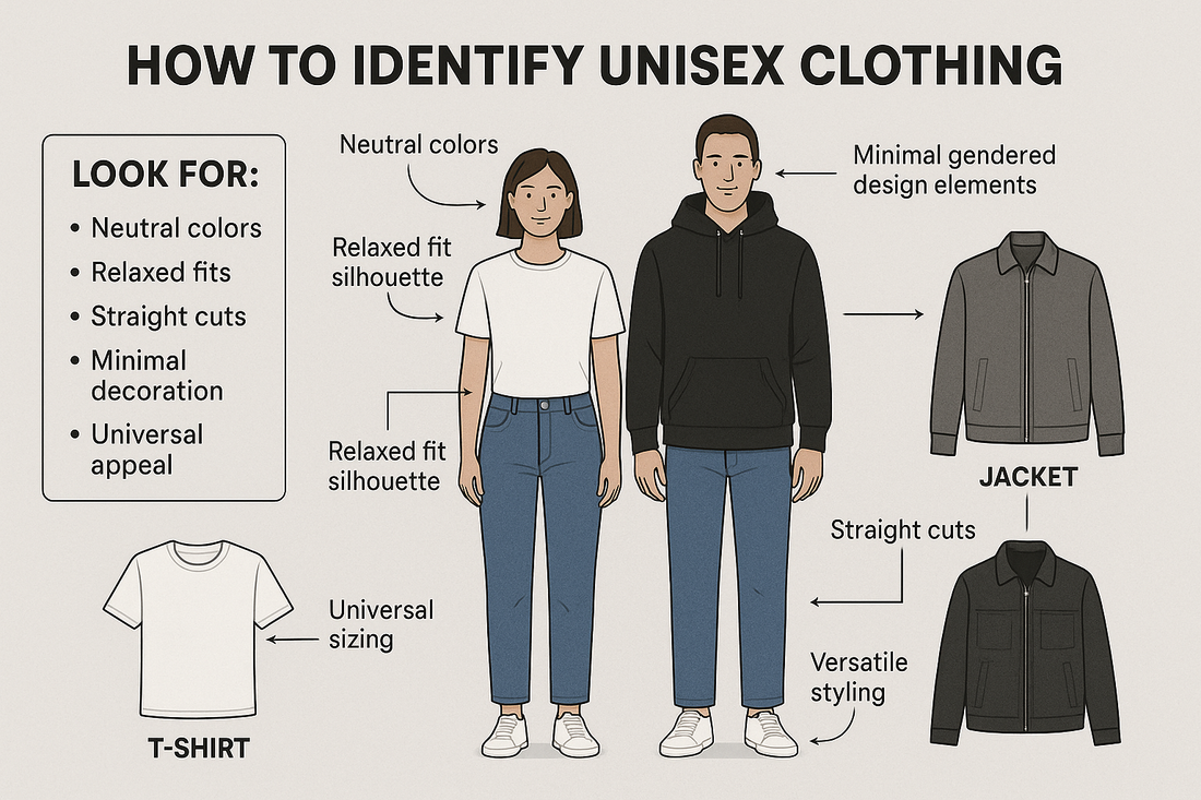 how to identify unisex clothing