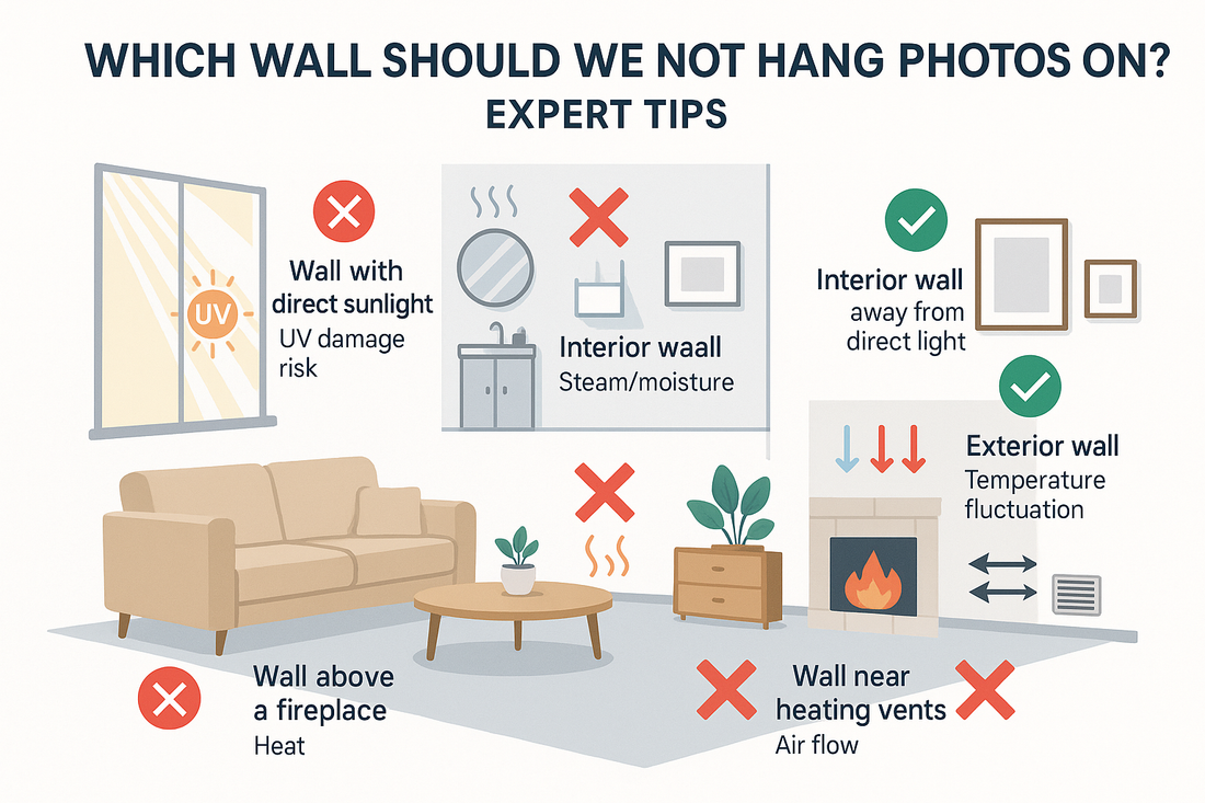 Which Wall Should We Not Hang Photos On? Expert Tips