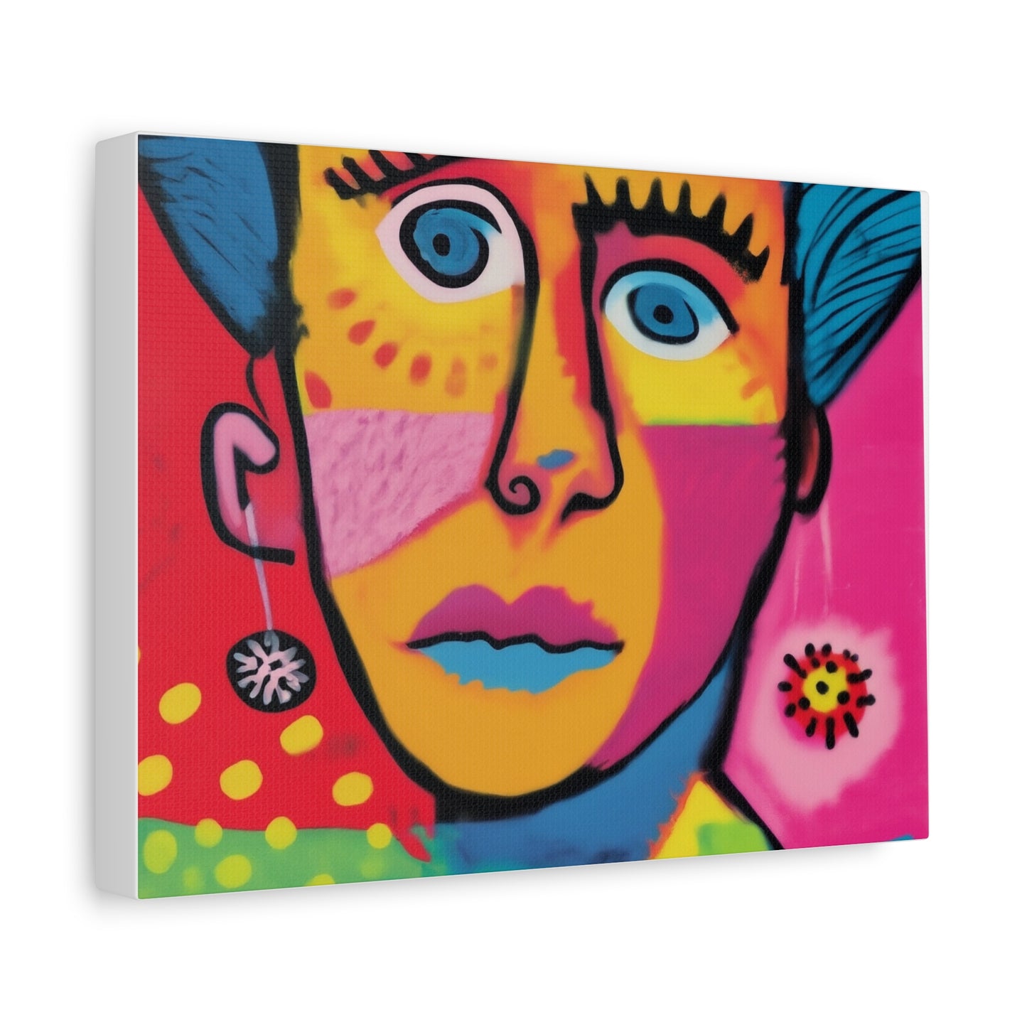 lady of wall Colorful Horizontalposter