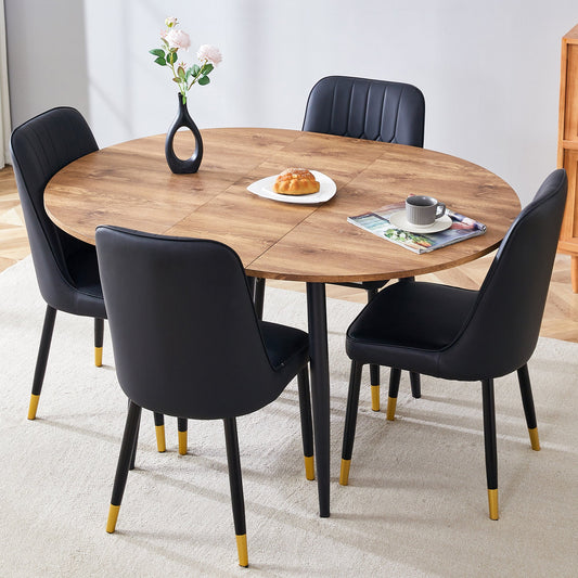 Table and chair set.Modern Extendable Wood MDF Dining Table.