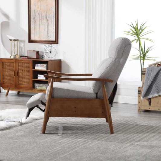 Wood Frame Armchair,  Modern Accent Chair Lounge Chair for Living Room