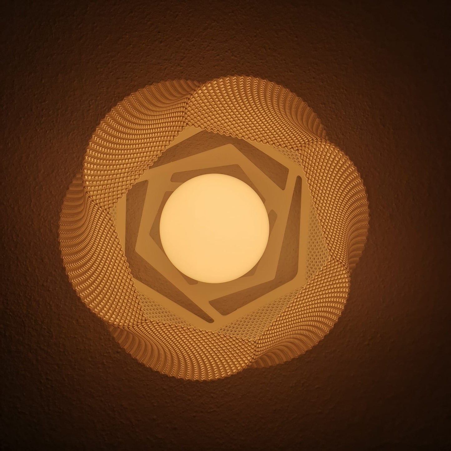 Lotus Halo wall lamp.