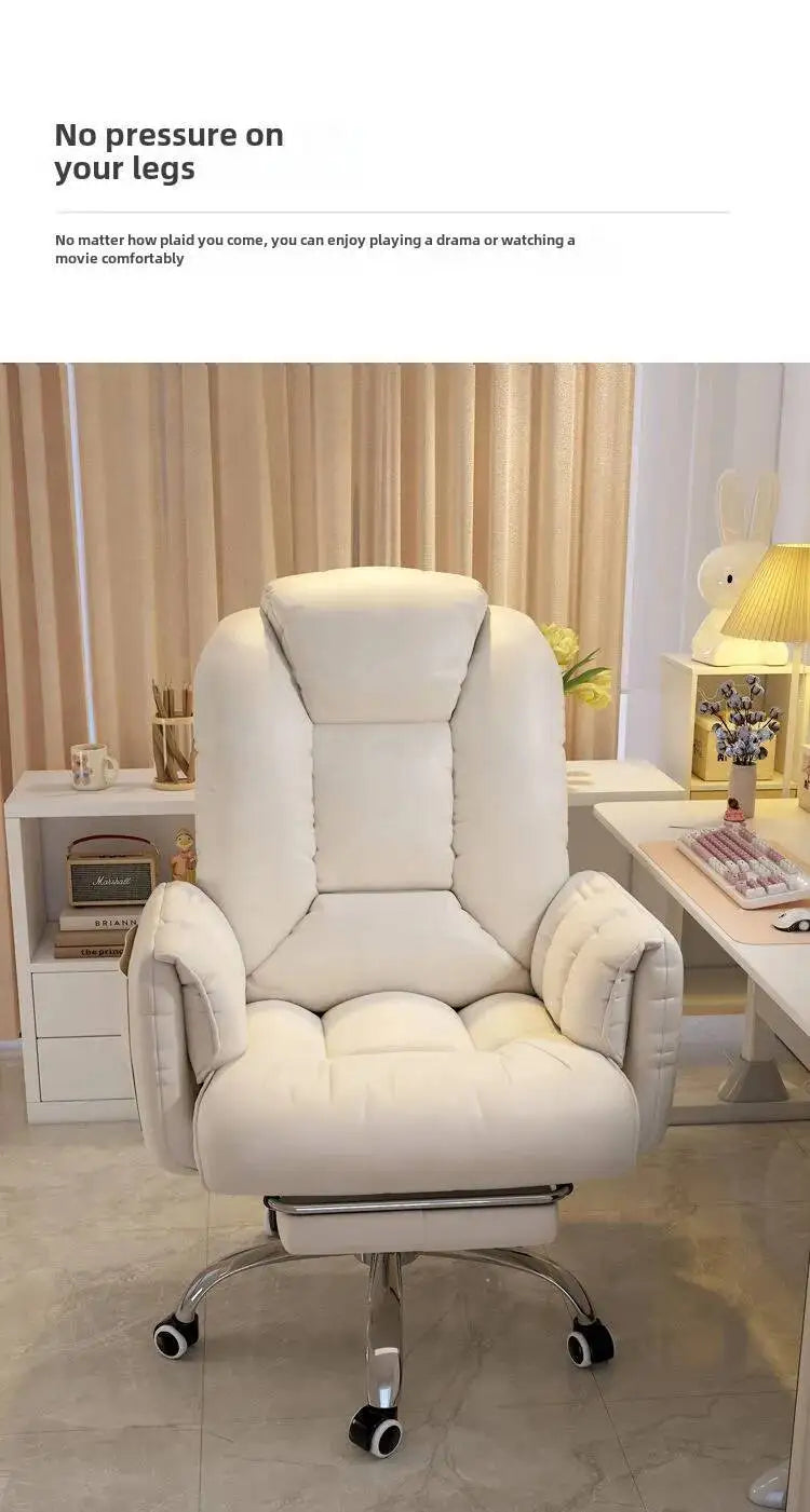 Computer Chair, Comfortable, Home, Backrest, Sofa Rotating, Liftable, E-sports Live Stream Lazy