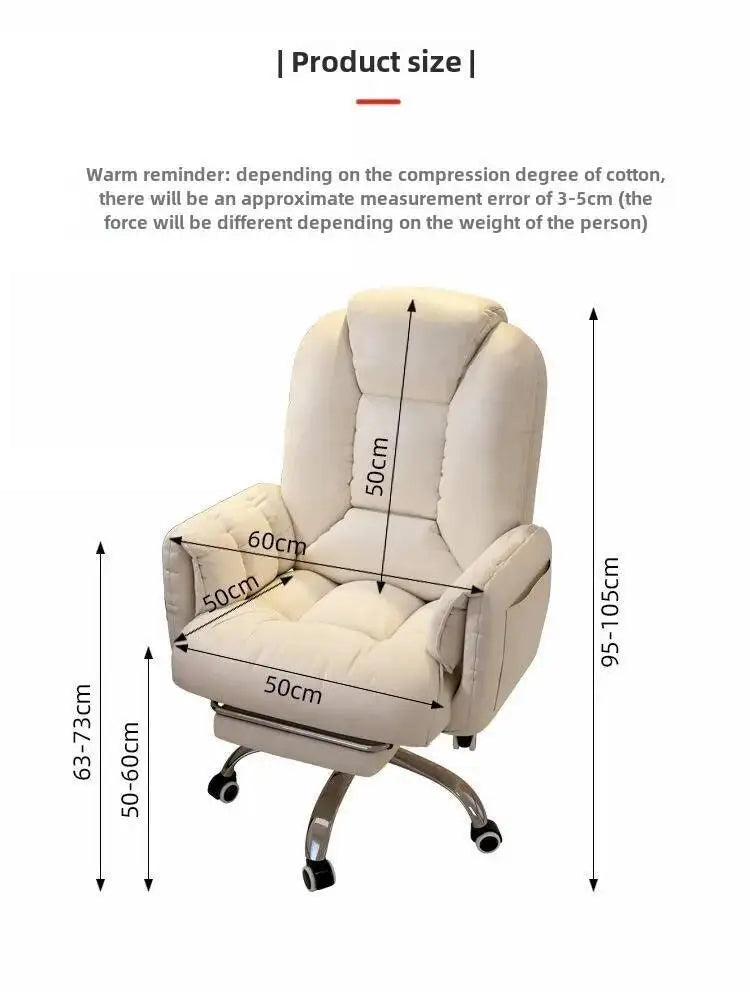 Computer Chair, Comfortable, Home, Backrest, Sofa Rotating, Liftable, E-sports Live Stream Lazy