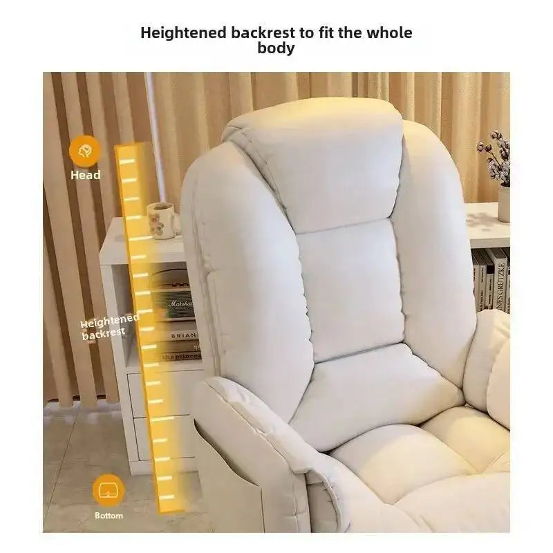 Computer Chair, Comfortable, Home, Backrest, Sofa Rotating, Liftable, E-sports Live Stream Lazy