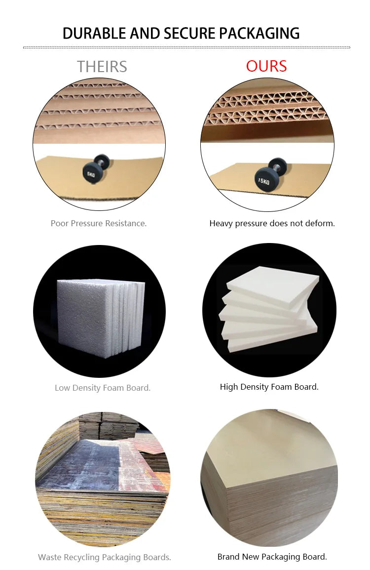 Mirror Wavy Shape Wood Frame