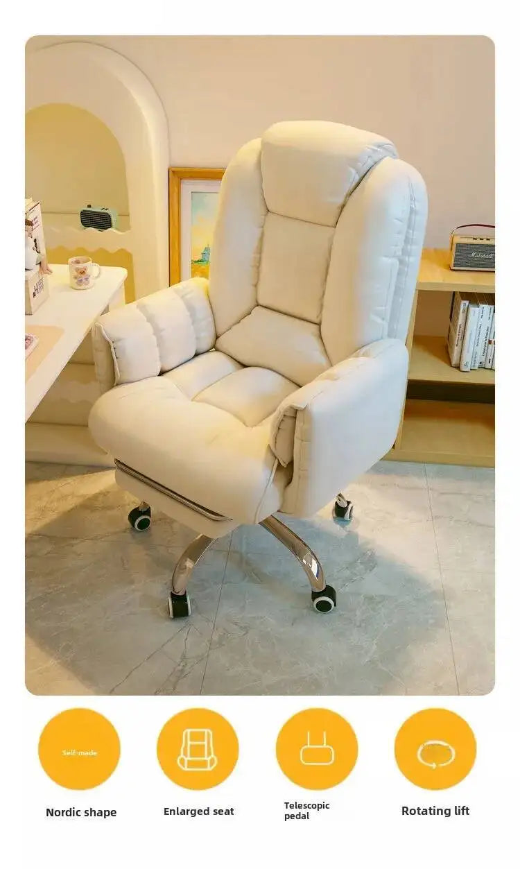 Computer Chair, Comfortable, Home, Backrest, Sofa Rotating, Liftable, E-sports Live Stream Lazy