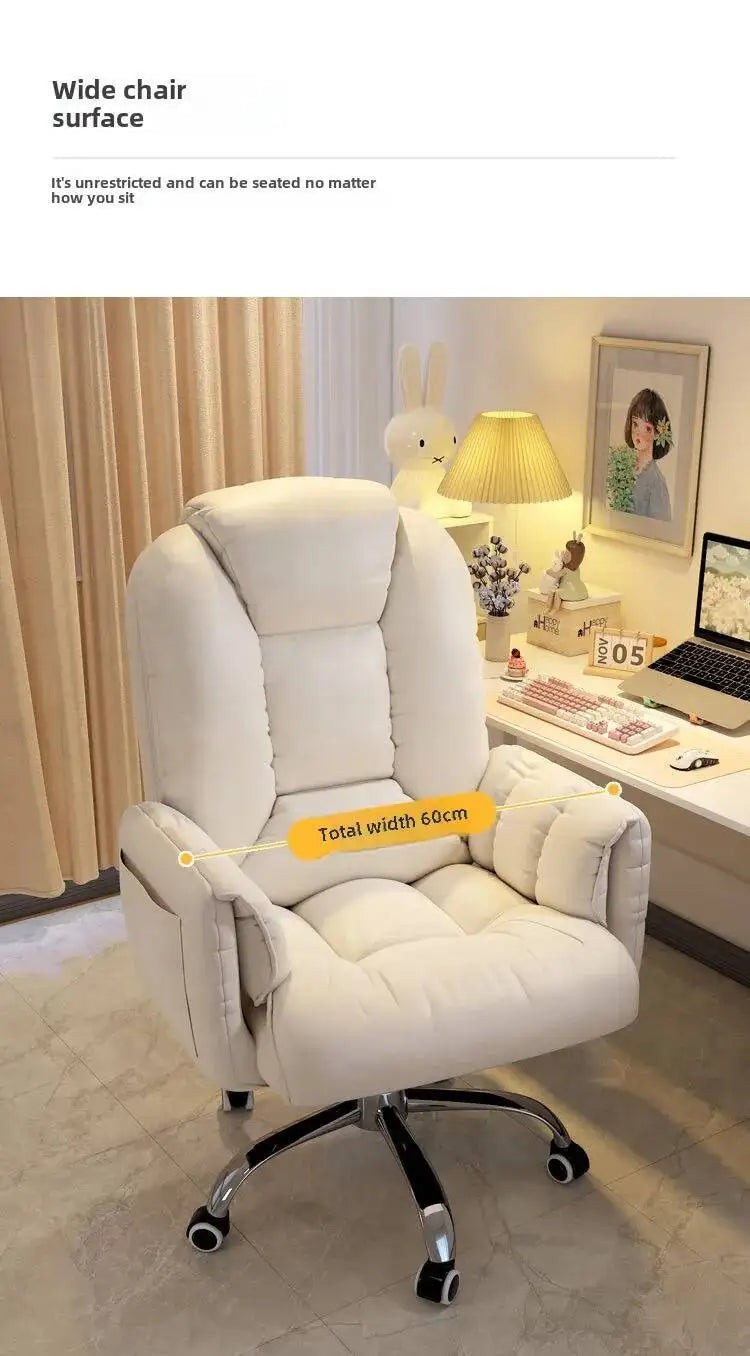 Computer Chair, Comfortable, Home, Backrest, Sofa Rotating, Liftable, E-sports Live Stream Lazy