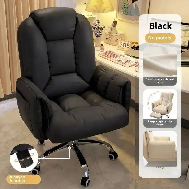 Computer Chair, Comfortable, Home, Backrest, Sofa Rotating, Liftable, E-sports Live Stream Lazy