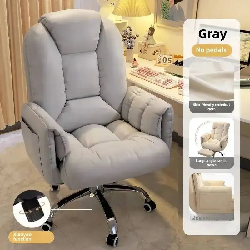 Computer Chair, Comfortable, Home, Backrest, Sofa Rotating, Liftable, E-sports Live Stream Lazy