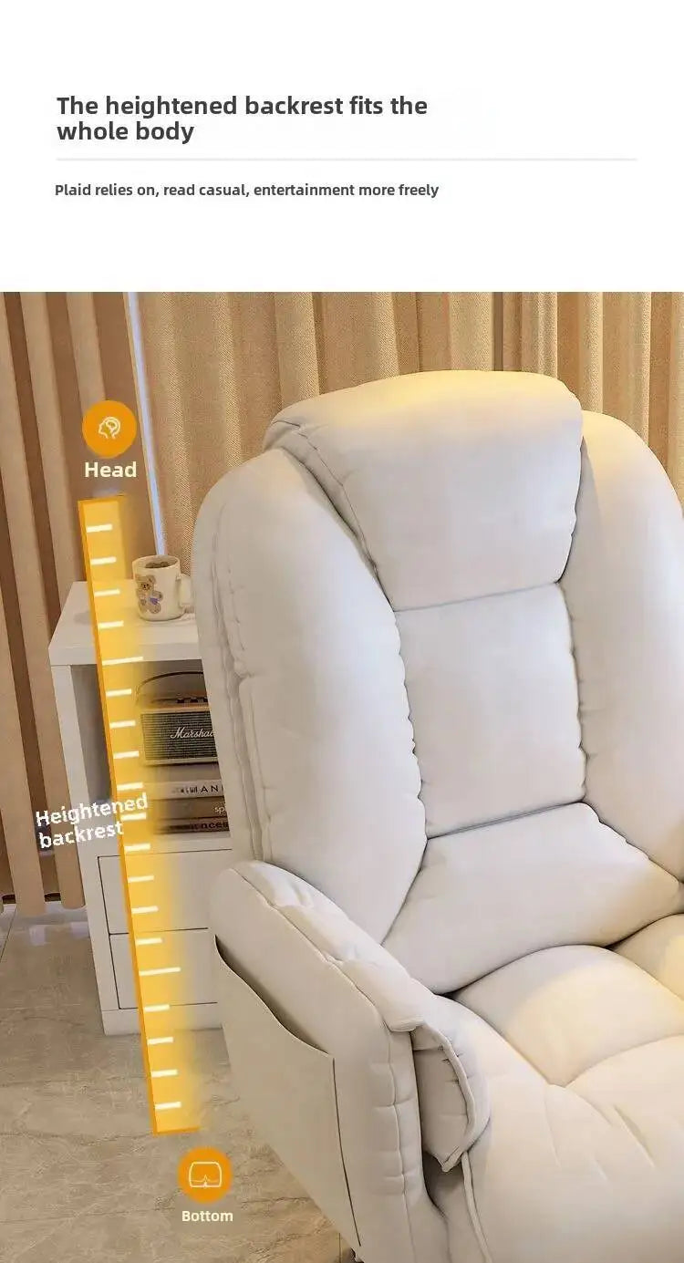 Computer Chair, Comfortable, Home, Backrest, Sofa Rotating, Liftable, E-sports Live Stream Lazy