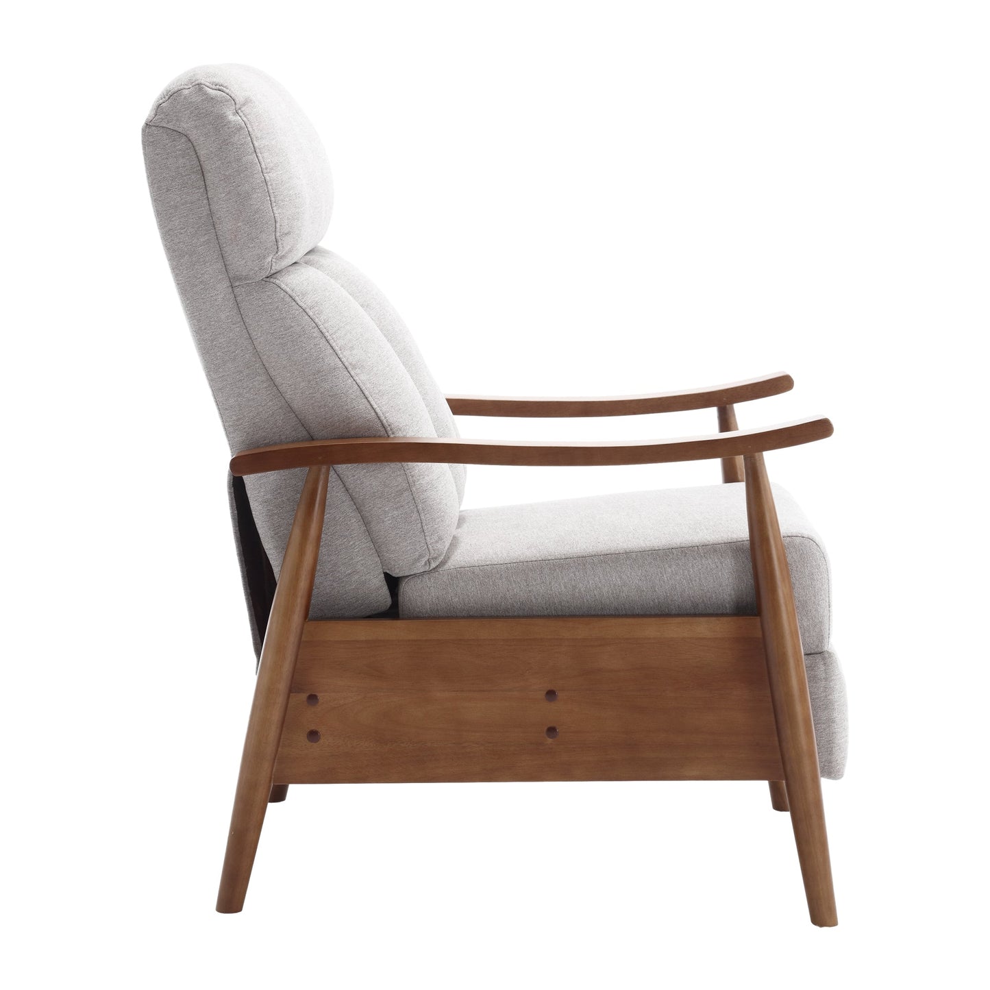 Wood Frame Armchair,  Modern Accent Chair Lounge Chair for Living Room