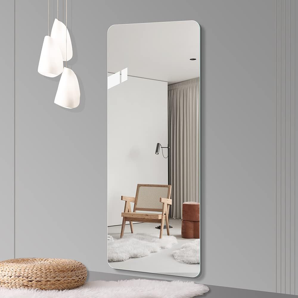 65x24 Full Body Round Corner Mirror - Perfectarto