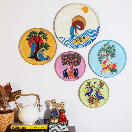 Metal Decorative Wall Plates | Worli Art Design